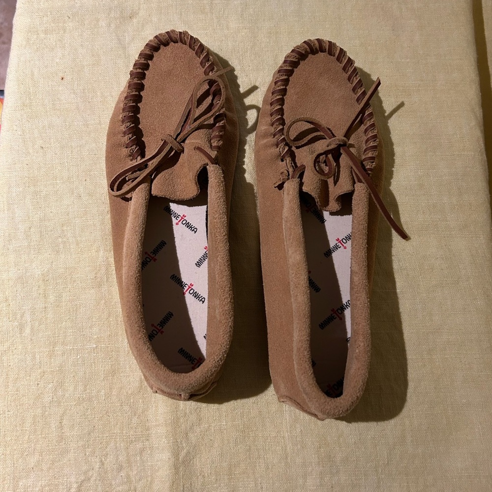 Minnetonka Soft Sole Kilty Moccasins